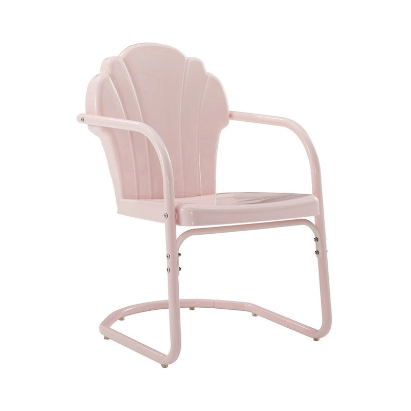 Crosley Tulip 2Pc Outdoor Metal Armchair Set - 24.5W x 20.5D x 32.88H