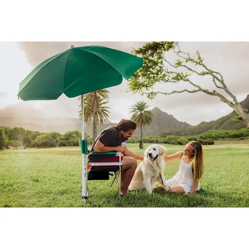 Picnic Time Portable Hunter Green Sports Chair