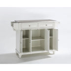Crosley Cambridge Stainless Steel Top Full Size Kitchen Island/Cart - 18d x 51.5w x 36h