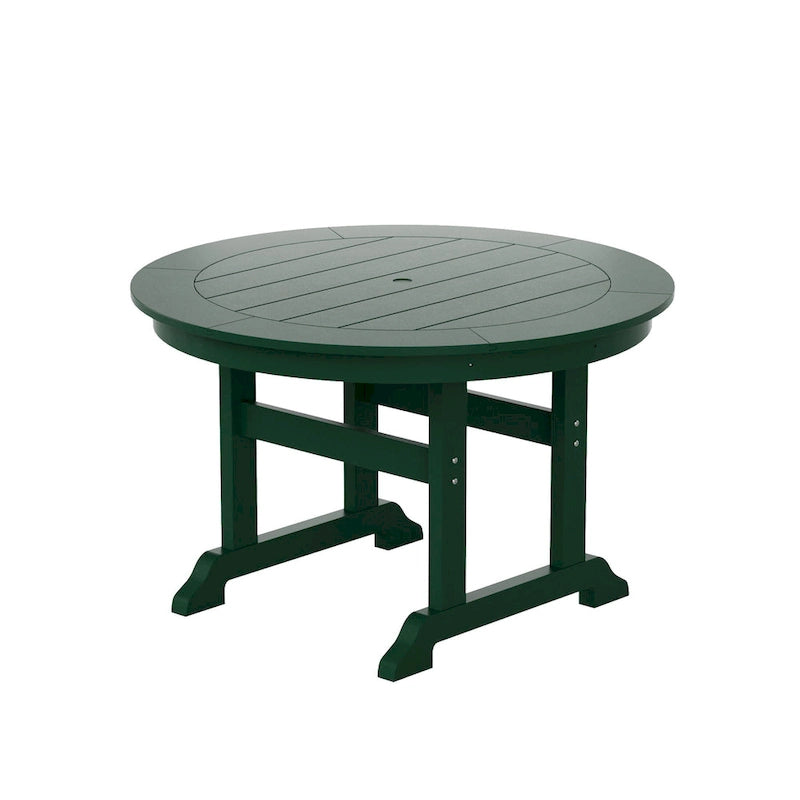 Polytrends Altura 5-Piece Round Poly Eco-Friendly All Weather Outdoor Dining Set