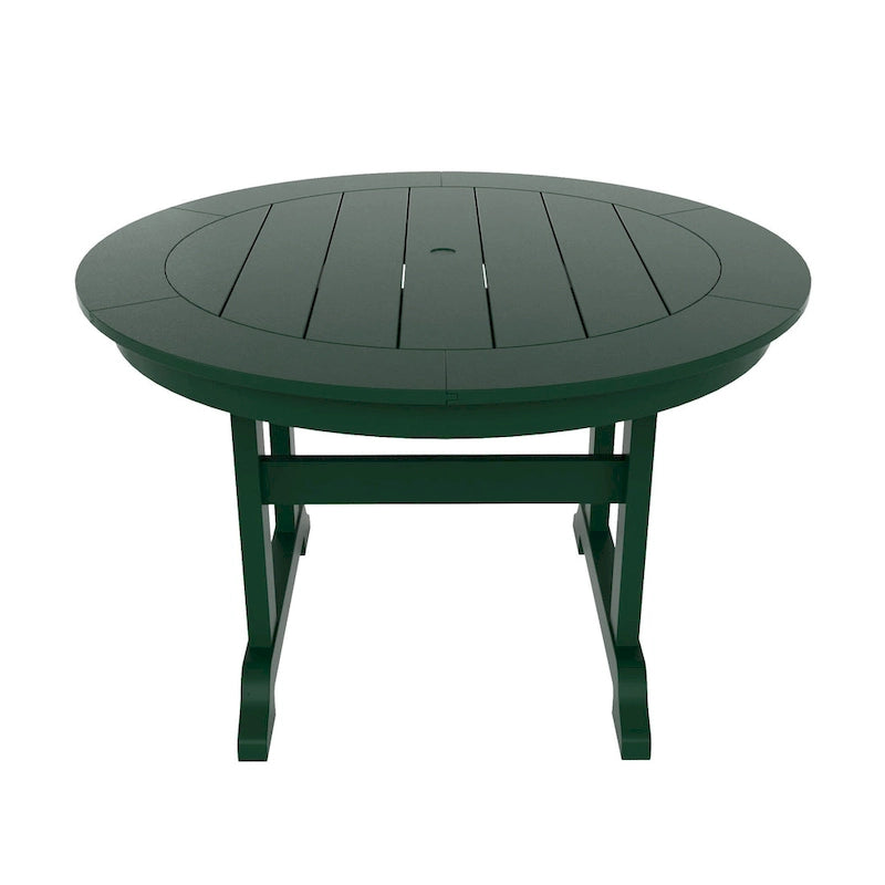 Polytrends Altura 5-Piece Round Poly Eco-Friendly All Weather Outdoor Dining Set