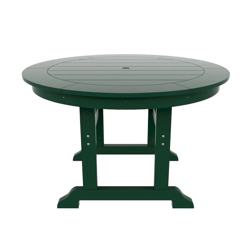 Polytrends Altura 5-Piece Round Poly Eco-Friendly All Weather Outdoor Dining Set