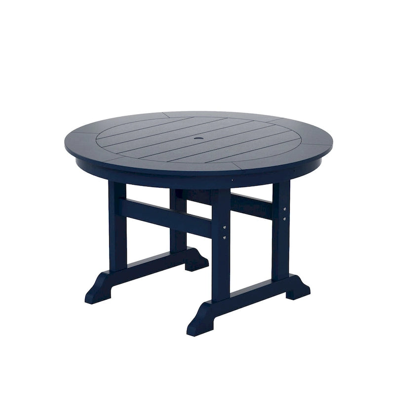 Polytrends Altura 5-Piece Round Poly Eco-Friendly All Weather Outdoor Dining Set