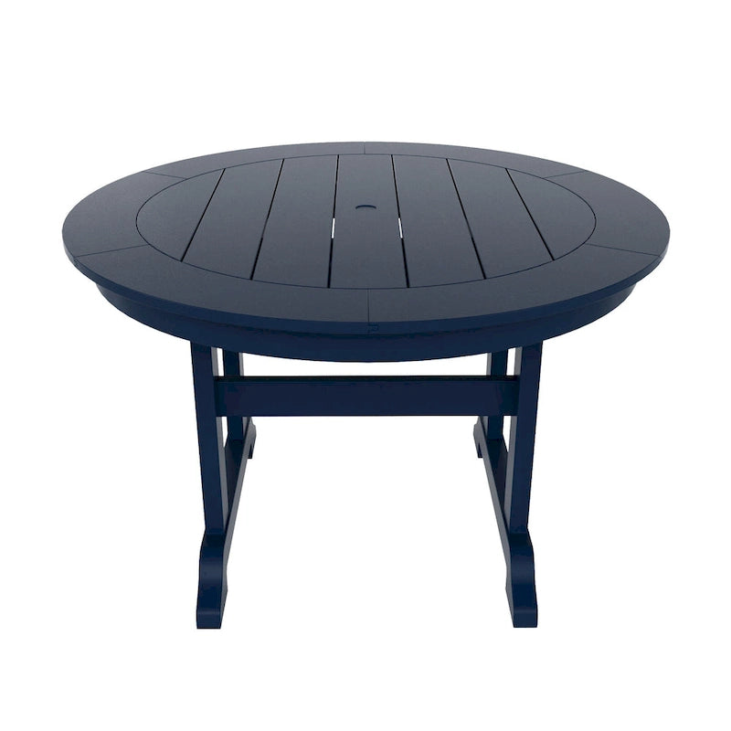 Polytrends Altura 5-Piece Round Poly Eco-Friendly All Weather Outdoor Dining Set