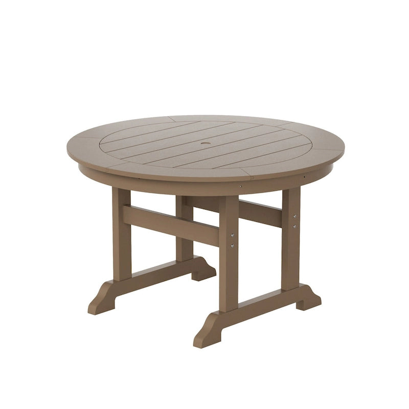 Polytrends Altura 5-Piece Round Poly Eco-Friendly All Weather Outdoor Dining Set