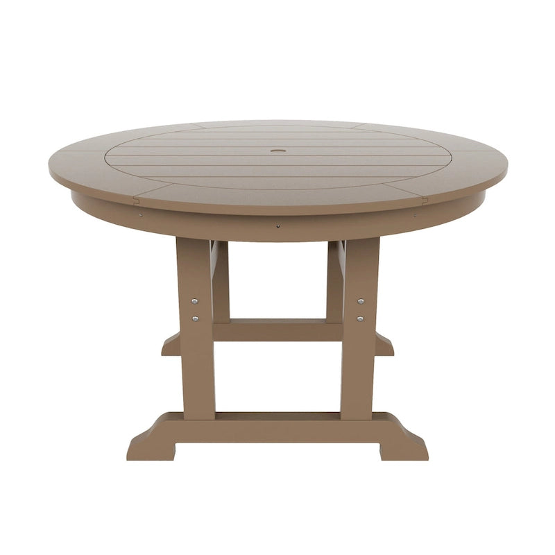 Polytrends Altura 5-Piece Round Poly Eco-Friendly All Weather Outdoor Dining Set