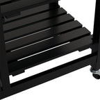 Three Drawers Three Layers Spray Paint Dining Car Kitchen Carts