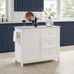 Crosley Soren Stainless Steel Top Kitchen Island/Cart - 18.13d x 42.13w x 37.5h