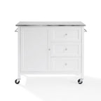 Crosley Soren Stainless Steel Top Kitchen Island/Cart - 18.13d x 42.13w x 37.5h
