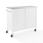 Crosley Soren Stainless Steel Top Kitchen Island/Cart - 18.13d x 42.13w x 37.5h