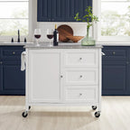 Crosley Soren Granite Top Kitchen Island/Cart - 18.13d x 42.13w x 37.5h