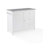 Crosley Soren Granite Top Kitchen Island/Cart - 18.13d x 42.13w x 37.5h