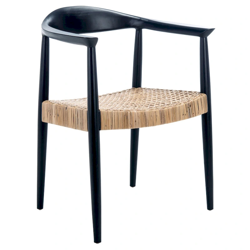 Anastasia Rattan Peel Accent Chair - 24.8 W x 18.9 L x 30.7 H - 25Wx19Dx31H