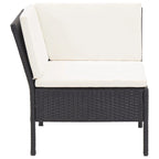 vidaXL Patio Furniture Set 8 Piece Sectional Sofa with Coffee Table Rattan - 23.6 x 23.6 x 13.8