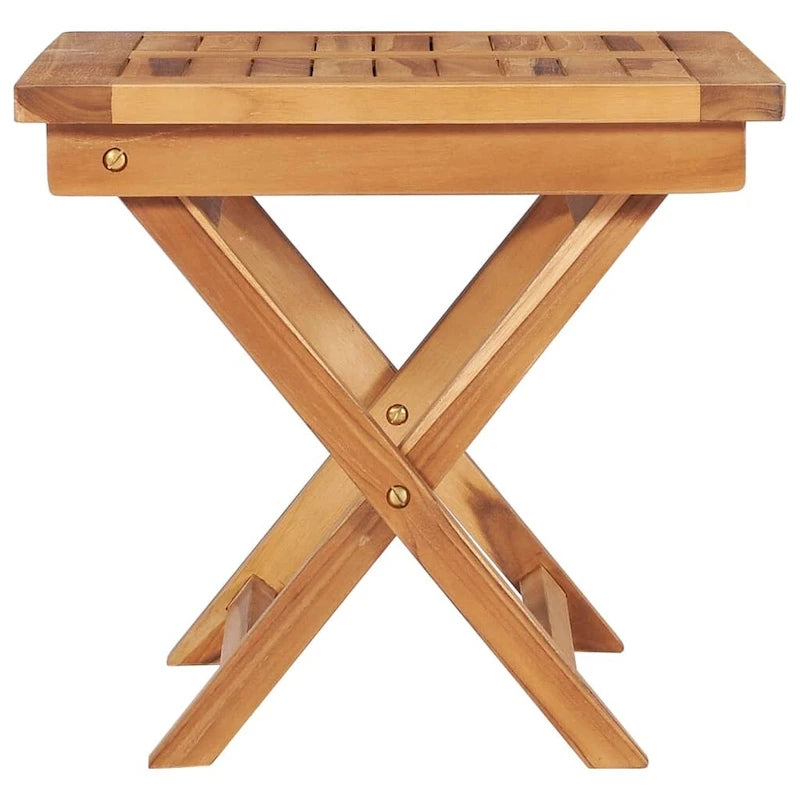 vidaXL Patio Lounge Chair Outdoor Sunbed Sunlounger with Cushion Solid Teak - 76.8 x 23.4 x 13.8