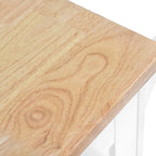 Kitchen Island Cart with Wood Top and Open Storage Microwave Oven Cabinet