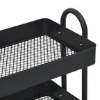 vidaXL Trolley 3-Tier Kitchen Trolley Kitchen Island Storage Utility Cart - 16.9 x 13.4 x 31.1