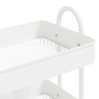 vidaXL Trolley 3-Tier Kitchen Trolley Kitchen Island Storage Utility Cart - 16.9 x 13.4 x 31.1
