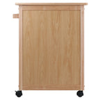 Hackett Kitchen Cart, Natural - 26.9 x 18.2 x 34.3 inches