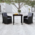 vidaXL Patio Dining Set Outdoor Dining Set Table and Chair Set for Garden
