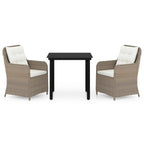 vidaXL Patio Dining Set Outdoor Dining Set Table and Chair Set for Garden