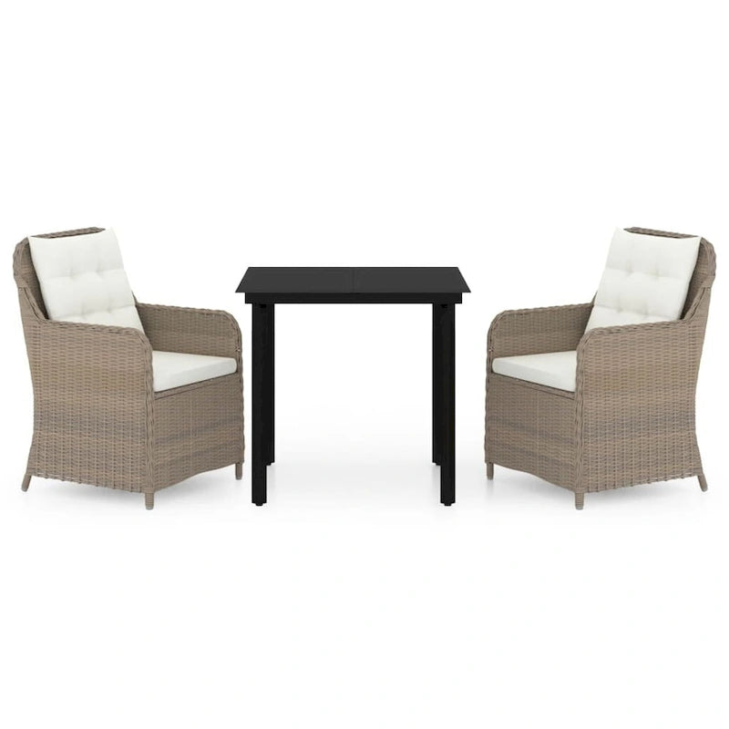 vidaXL Patio Dining Set Outdoor Dining Set Table and Chair Set for Garden