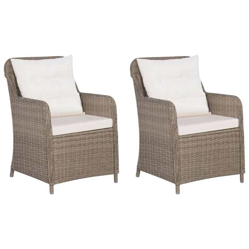 vidaXL Patio Dining Set Outdoor Dining Set Table and Chair Set for Garden