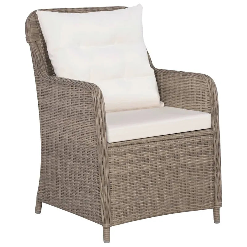 vidaXL Patio Dining Set Outdoor Dining Set Table and Chair Set for Garden
