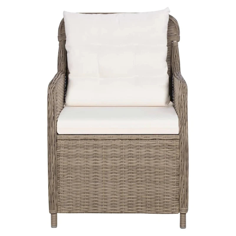 vidaXL Patio Dining Set Outdoor Dining Set Table and Chair Set for Garden