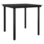vidaXL Patio Dining Set Outdoor Dining Set Table and Chair Set for Garden