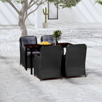 vidaXL Patio Dining Set Outdoor Dining Set Table and Chair Set for Garden