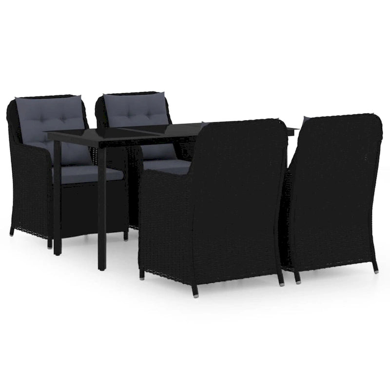 vidaXL Patio Dining Set Outdoor Dining Set Table and Chair Set for Garden
