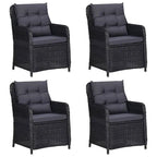 vidaXL Patio Dining Set Outdoor Dining Set Table and Chair Set for Garden