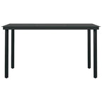 vidaXL Patio Dining Set Outdoor Dining Set Table and Chair Set for Garden