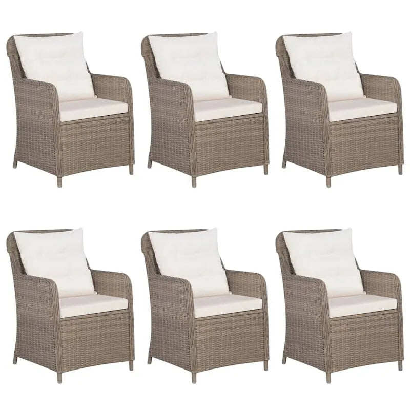 vidaXL Patio Dining Set Outdoor Dining Set Table and Chair Set for Garden