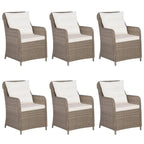 vidaXL Patio Dining Set Outdoor Dining Set Table and Chair Set for Garden
