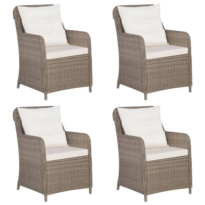 vidaXL Patio Dining Set Outdoor Dining Set Table and Chair Set for Garden