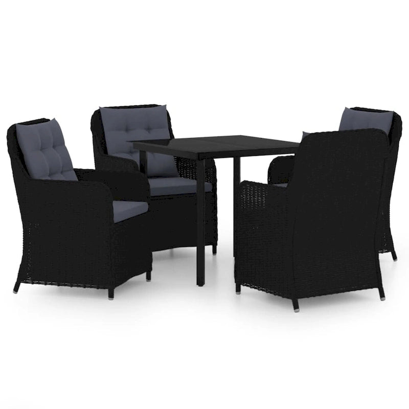 vidaXL Patio Dining Set Outdoor Dining Set Table and Chair Set for Garden