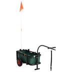 vidaXL Fishing Trolley Black Steel - 34.3 x 14.6 x 32.3