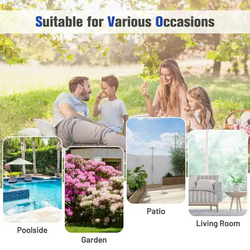 Patio Hanging Hammock Chaise Lounge Chair with Canopy Cushion for Outdoors - 47 x 70 x 82 (L x W x H)