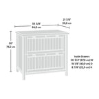 Sauder Costa Collection Lateral File Cabinet