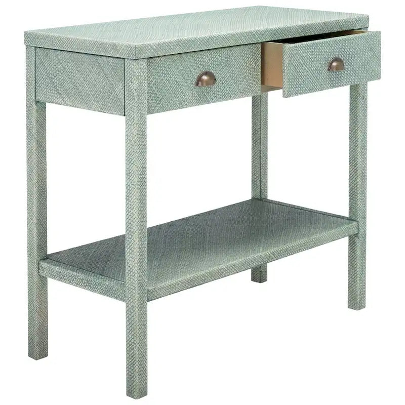Francisca 2-Drawer 1-Shelf Console Table - 31 W x 14 L x 30 H - 31Wx14Dx30H