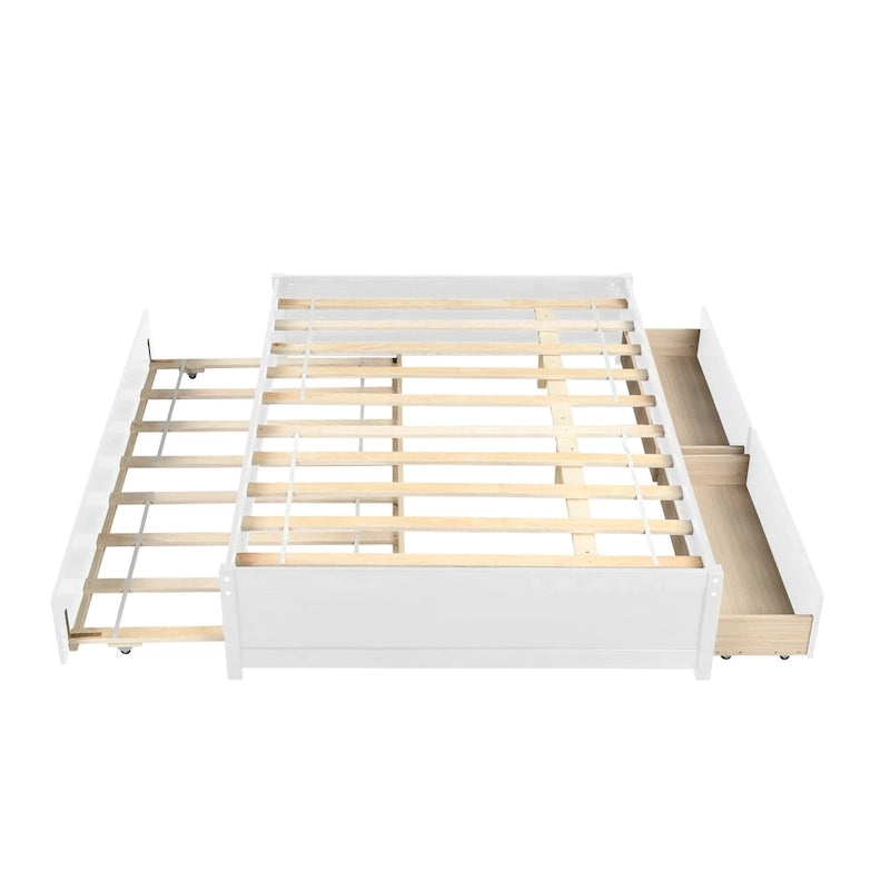 Full Bed with Two Drawers