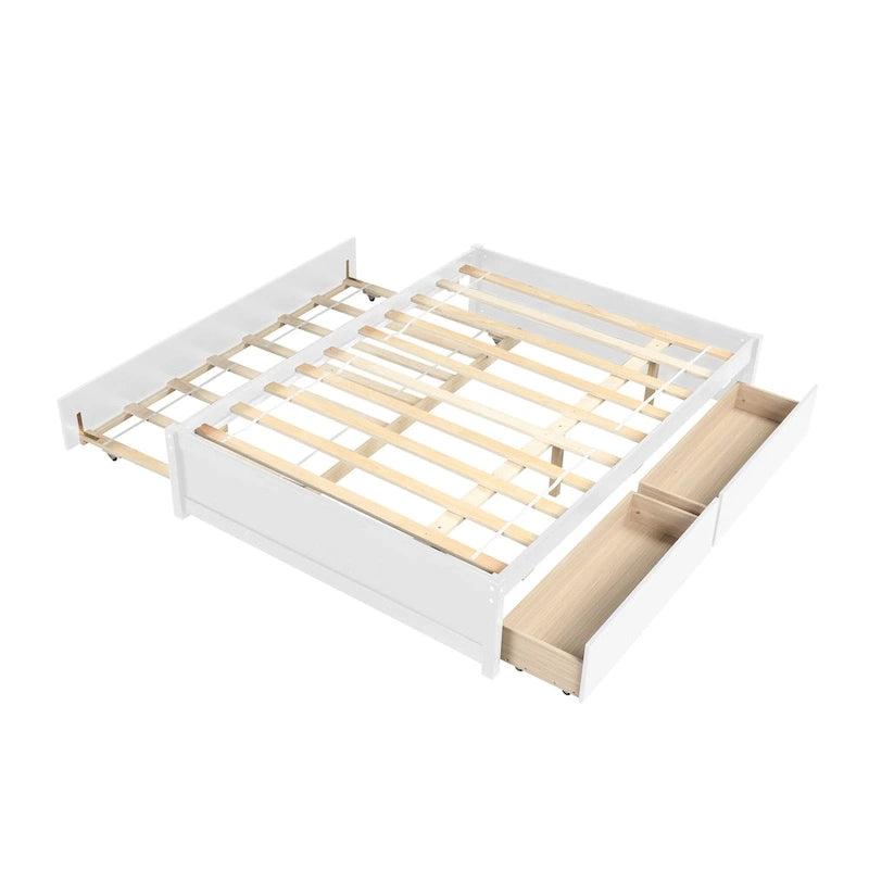Full Bed with Two Drawers
