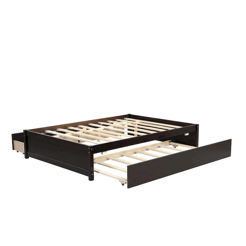 Full Bed with Two Drawers