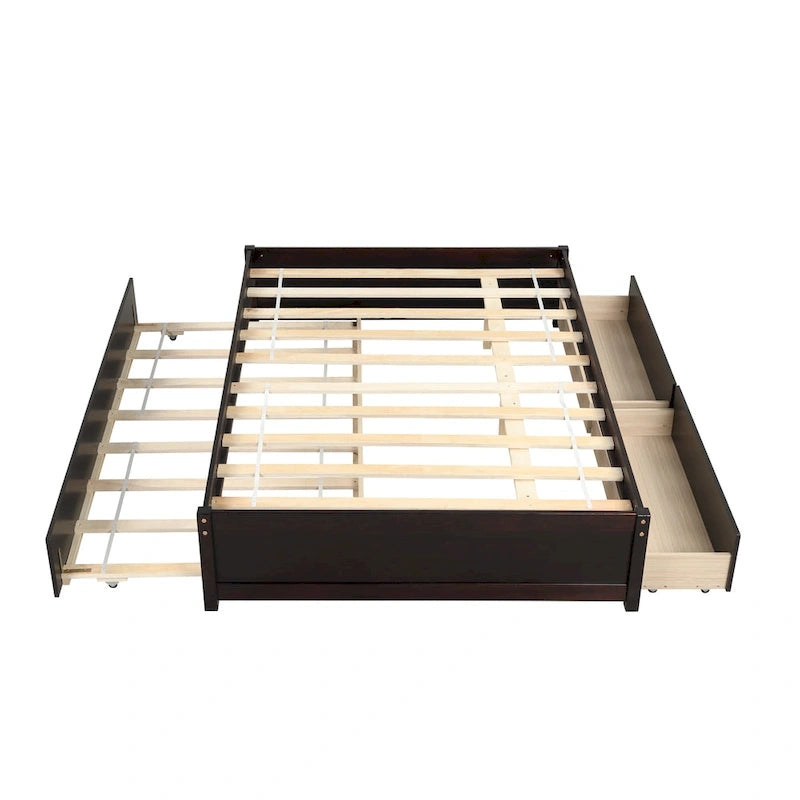 Full Bed with Two Drawers