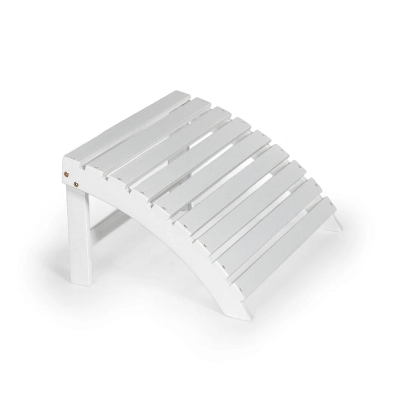 Shoreham 2-Piece Traditional Rustic Acacia Wood Adirondack Chair with Detachable Ottoman, by JONATHAN Y