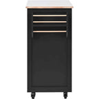 Store Kitchen Cart with Wheels and 8 Drawers