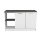 Kitchen Island for Dining Room,Two open storage shelves, Kitchen