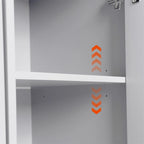 Kitchen Island with Trash Can Storage Cabinet by Harper&Bright Designs